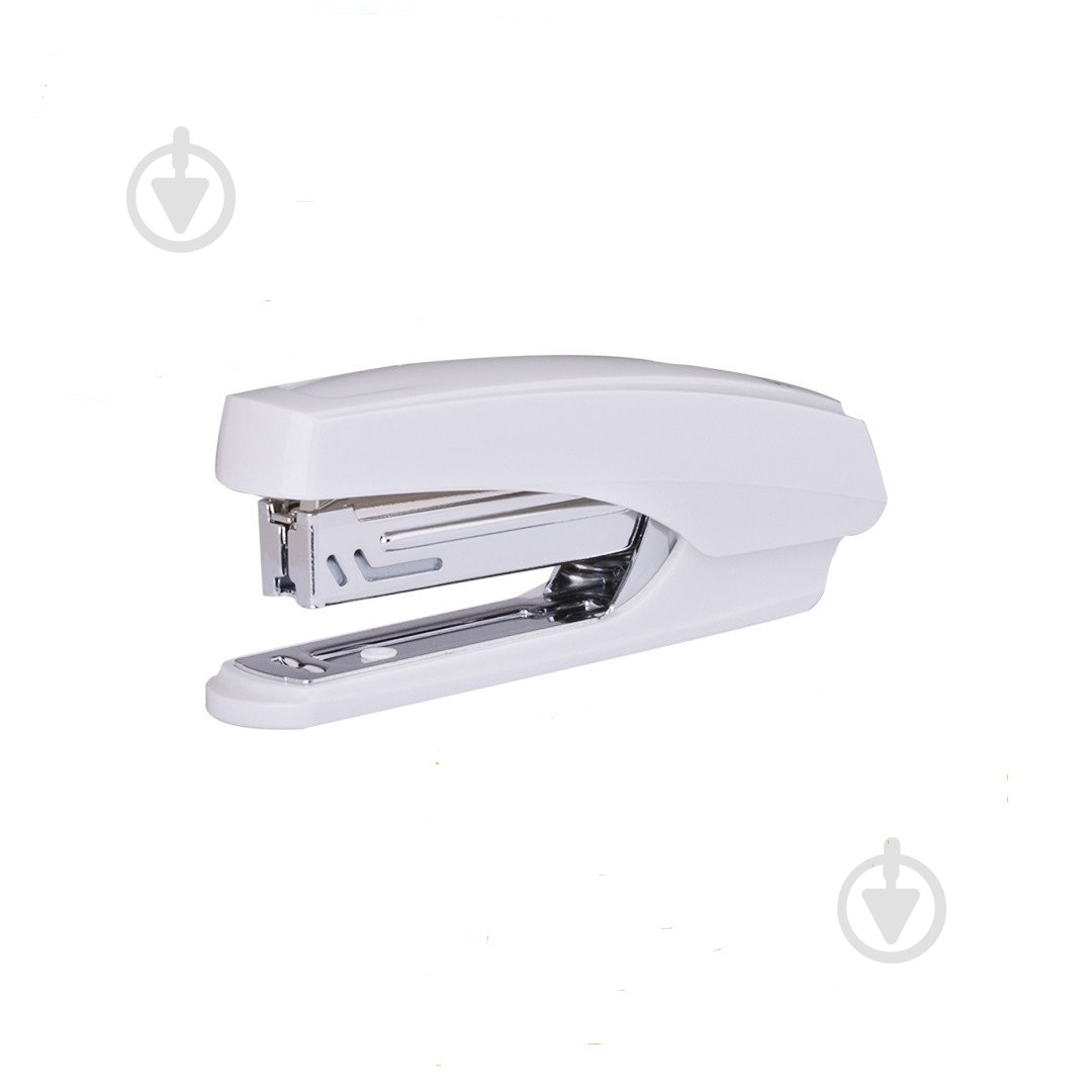 Степлер 0238 №10 12 листов белый Deli - фото 1
