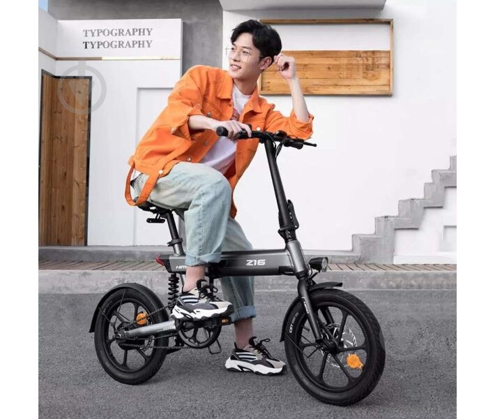 Электровелосипед HIMO Z16 gray - фото 3