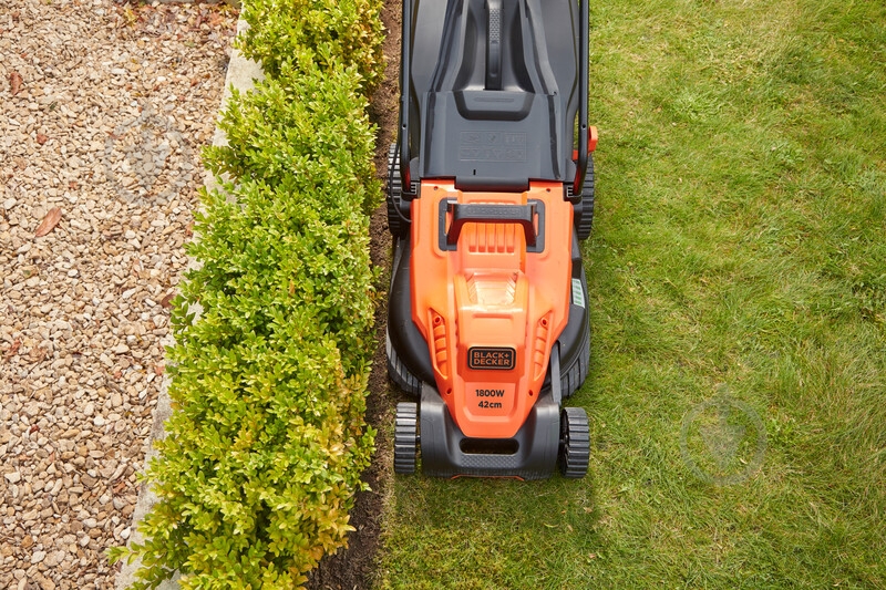 Газонокосарка електрична Black+Decker BEMW481BH - фото 9