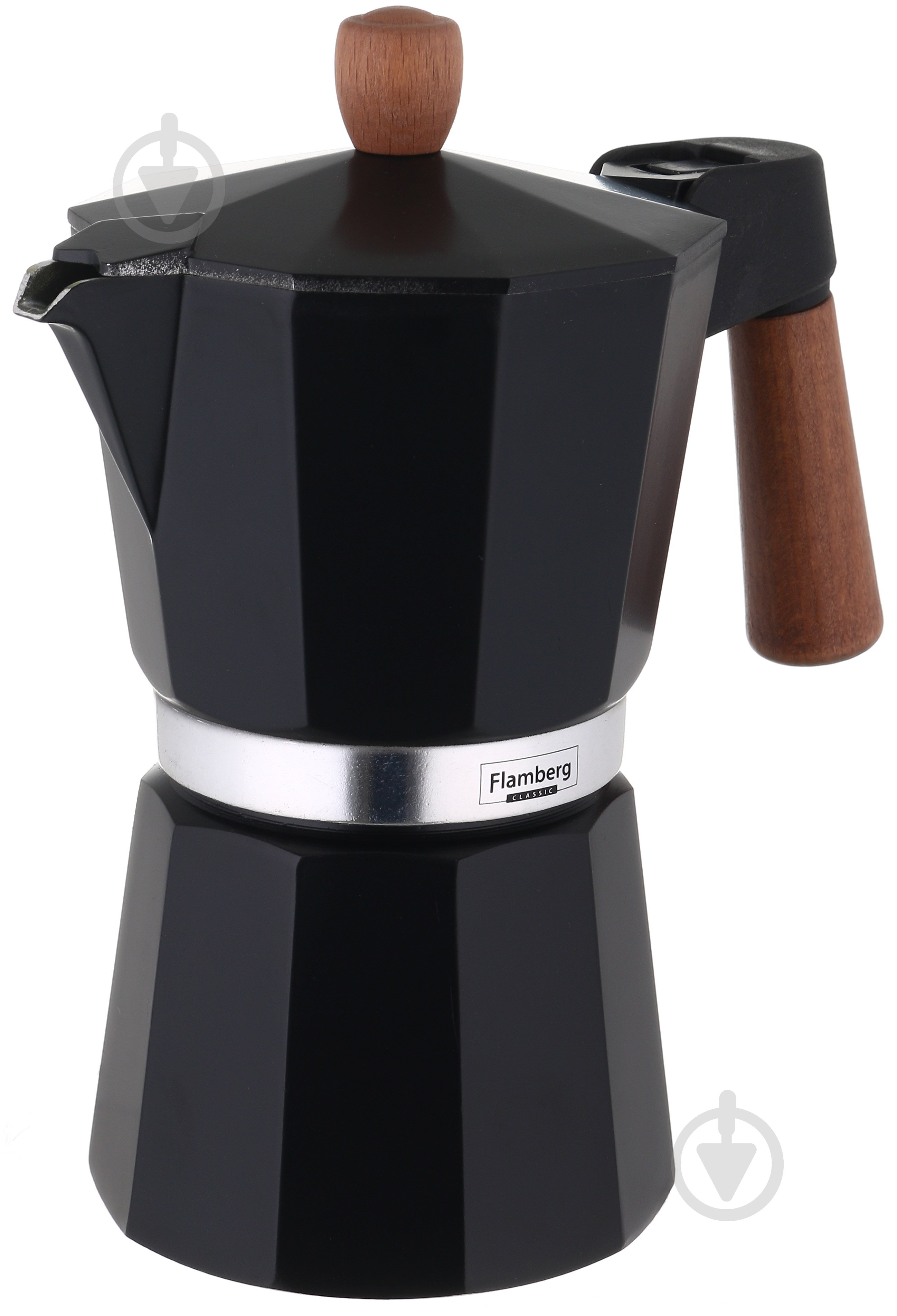Кавоварка гейзерна Flamberg Premium Moka Presto 240 мл - фото 1