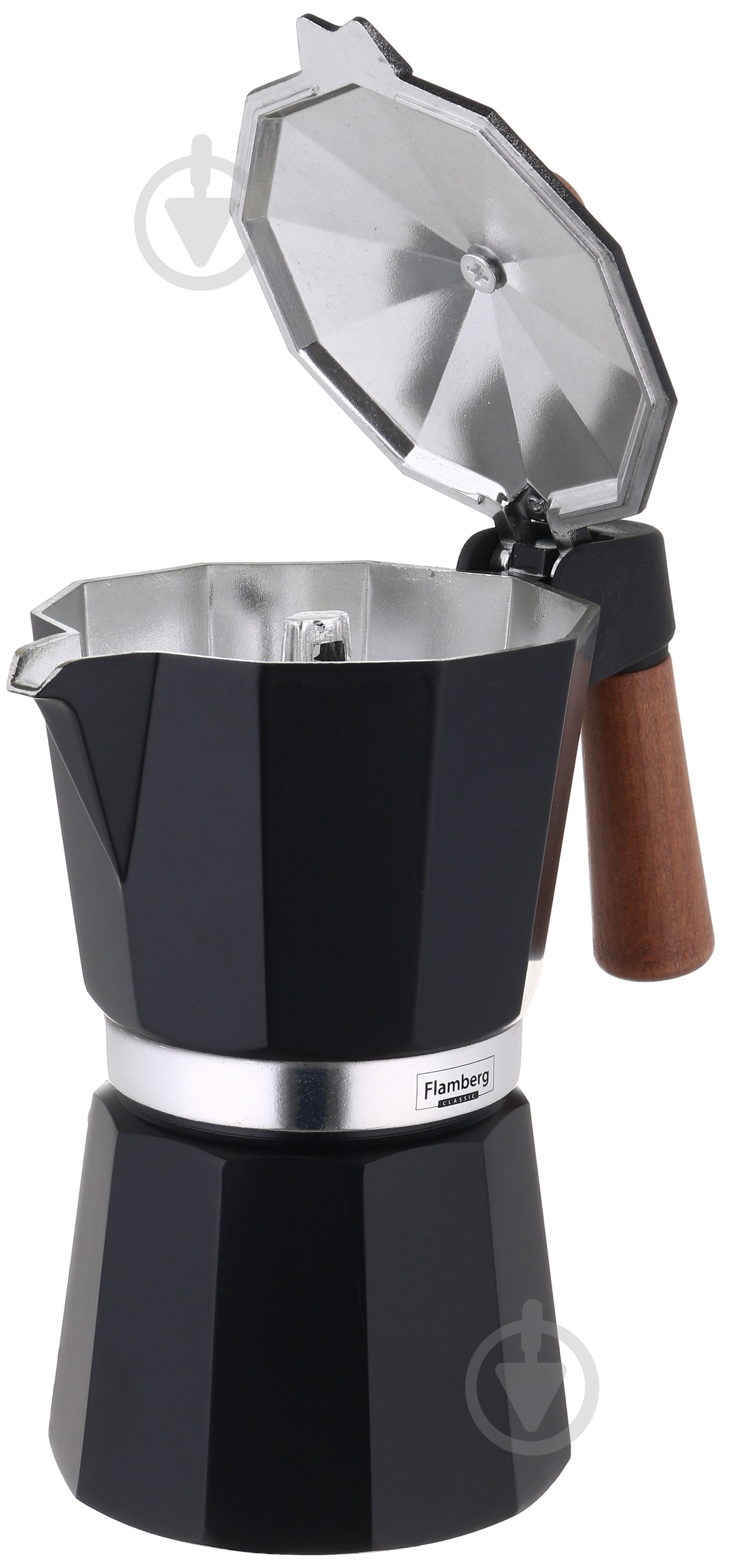 Кавоварка гейзерна Flamberg Premium Moka Presto 240 мл - фото 3