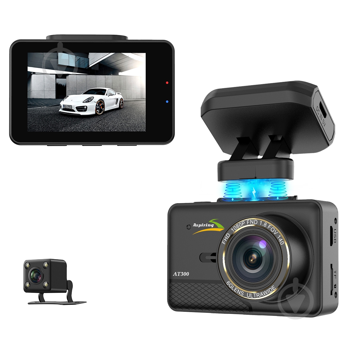 Видеорегистратор Aspiring AT300 Speedcam, GPS, MAGNET - фото 2 Видеорегистратор Aspiring AT300 Speedcam, GPS, MAGNET - фото 2