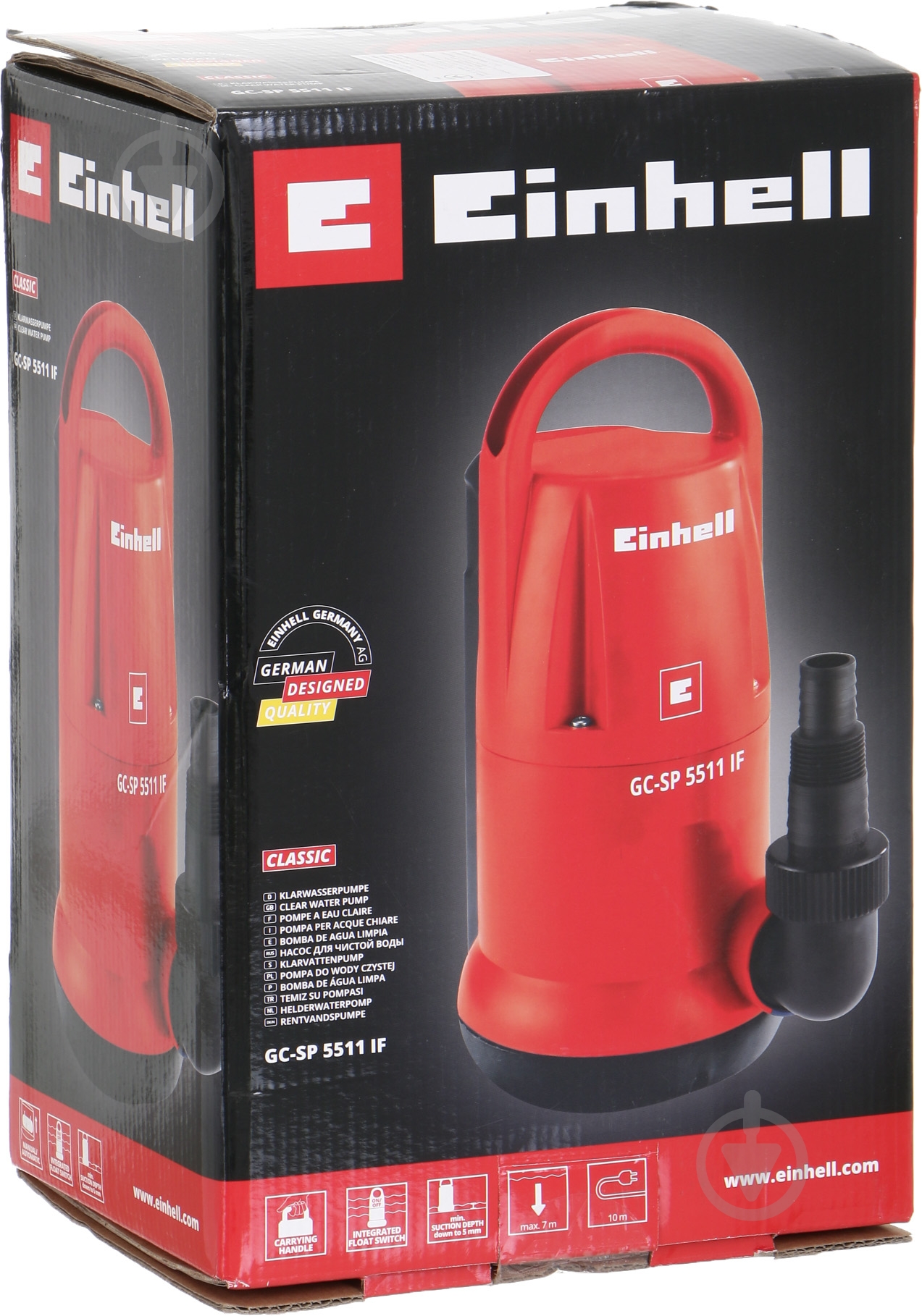Насос заглибний Einhell GC-SP 5511 IF 4170463 - фото 4