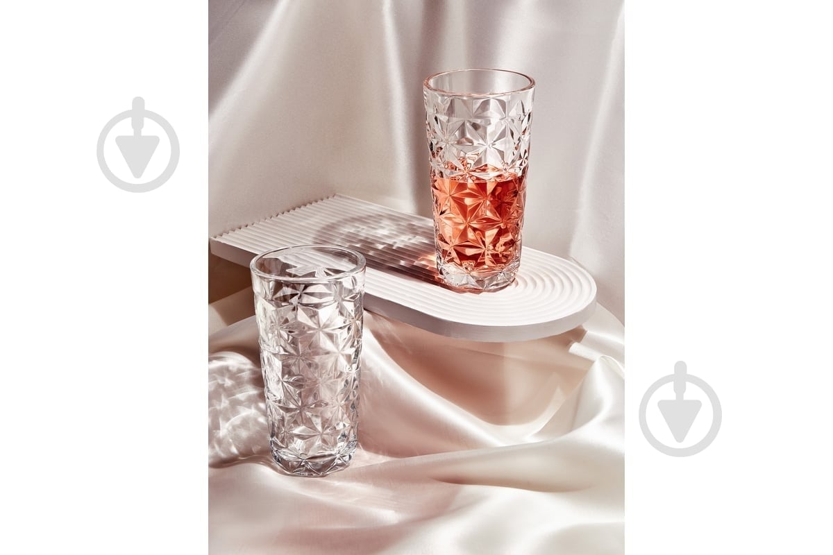 Набор стаканов высоких Pasabahce Estrella 360 мл 4 шт. - фото 3 Набор стаканов высоких Pasabahce Estrella 360 мл 4 шт. - фото 3