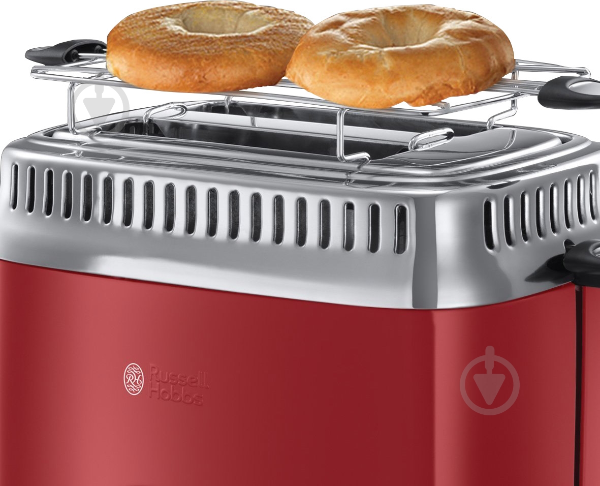 Тостер Russell Hobbs 21681-56 Retro Red - фото 2 Тостер Russell Hobbs 21681-56 Retro Red - фото 2