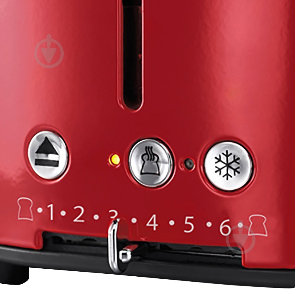 Тостер Russell Hobbs 21681-56 Retro Red - фото 5 Тостер Russell Hobbs 21681-56 Retro Red - фото 5
