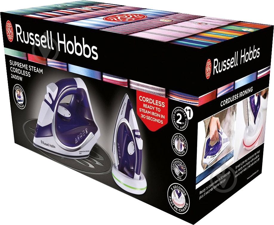Праска Russell Hobbs 23300-56 Supreme Steam Cordless — фото 6