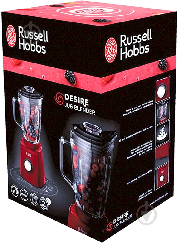 Блендер стаціонарний Russell Hobbs 18996-56 Desire - фото 3 Блендер стаціонарний Russell Hobbs 18996-56 Desire - фото 3
