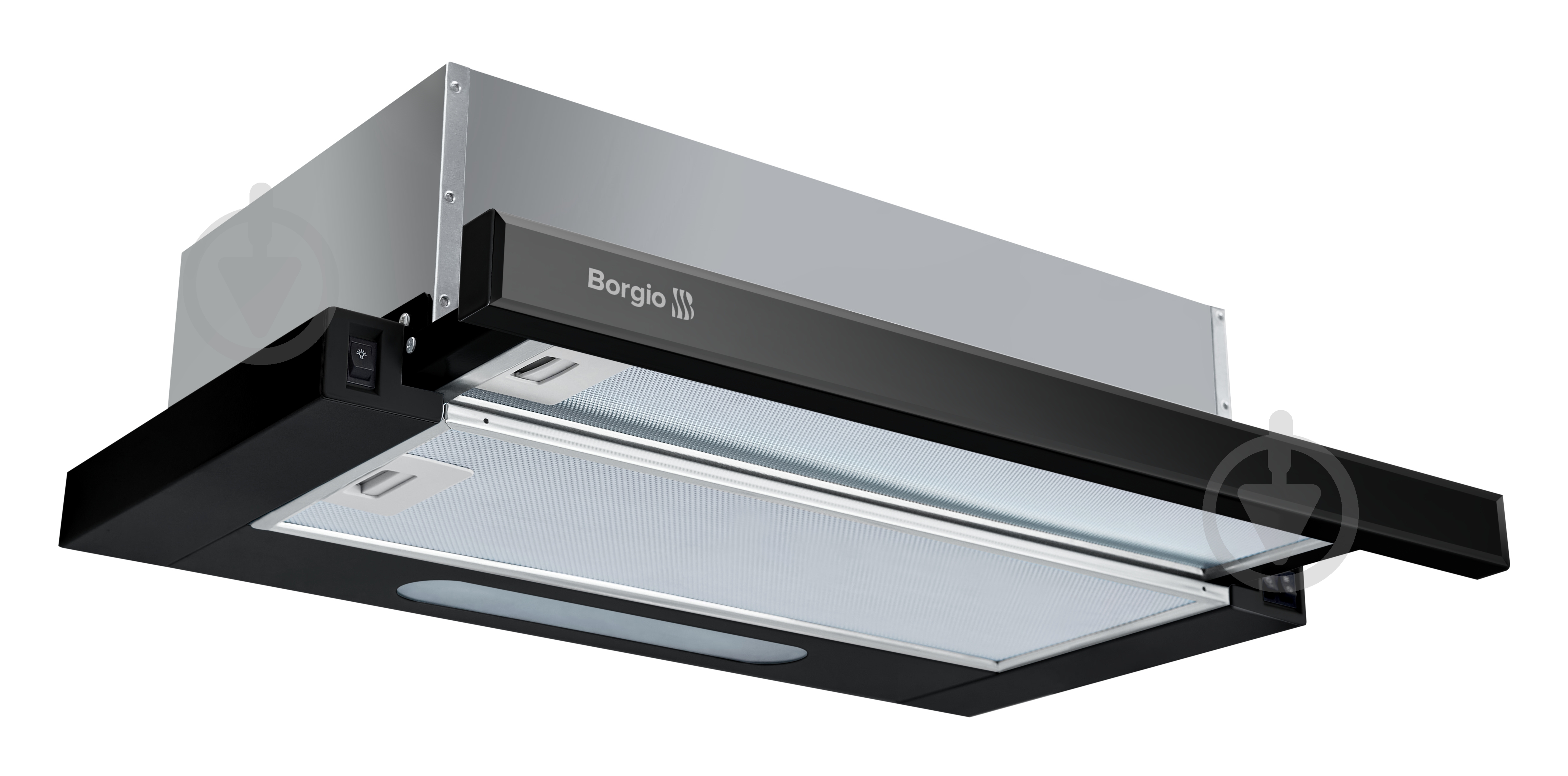 Вытяжка Borgio Slim (TR) FULL GLASS 60 Black - фото 1