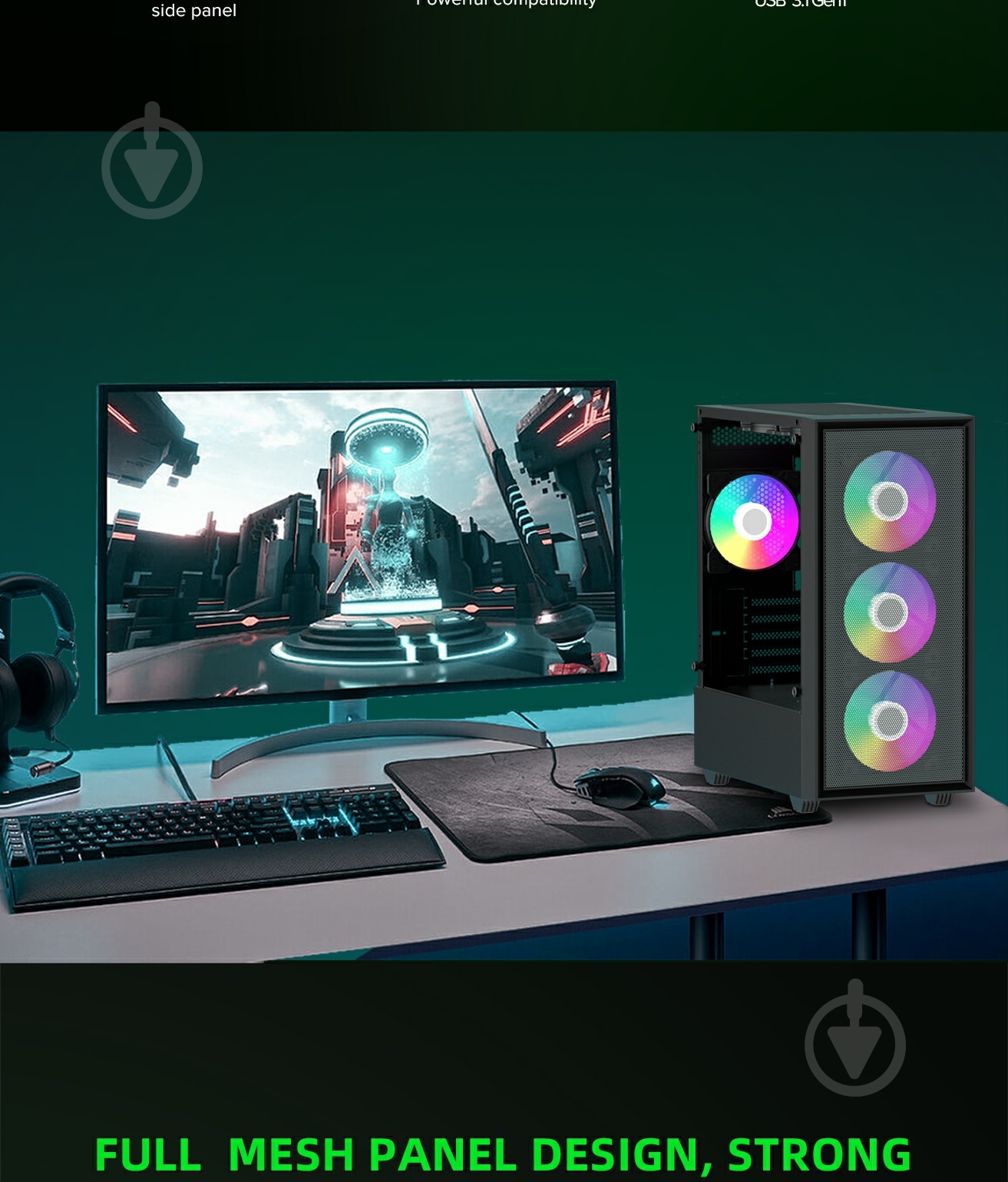 Корпус GameMax Storm Black без БП - фото 25 Корпус GameMax Storm Black без БП - фото 25