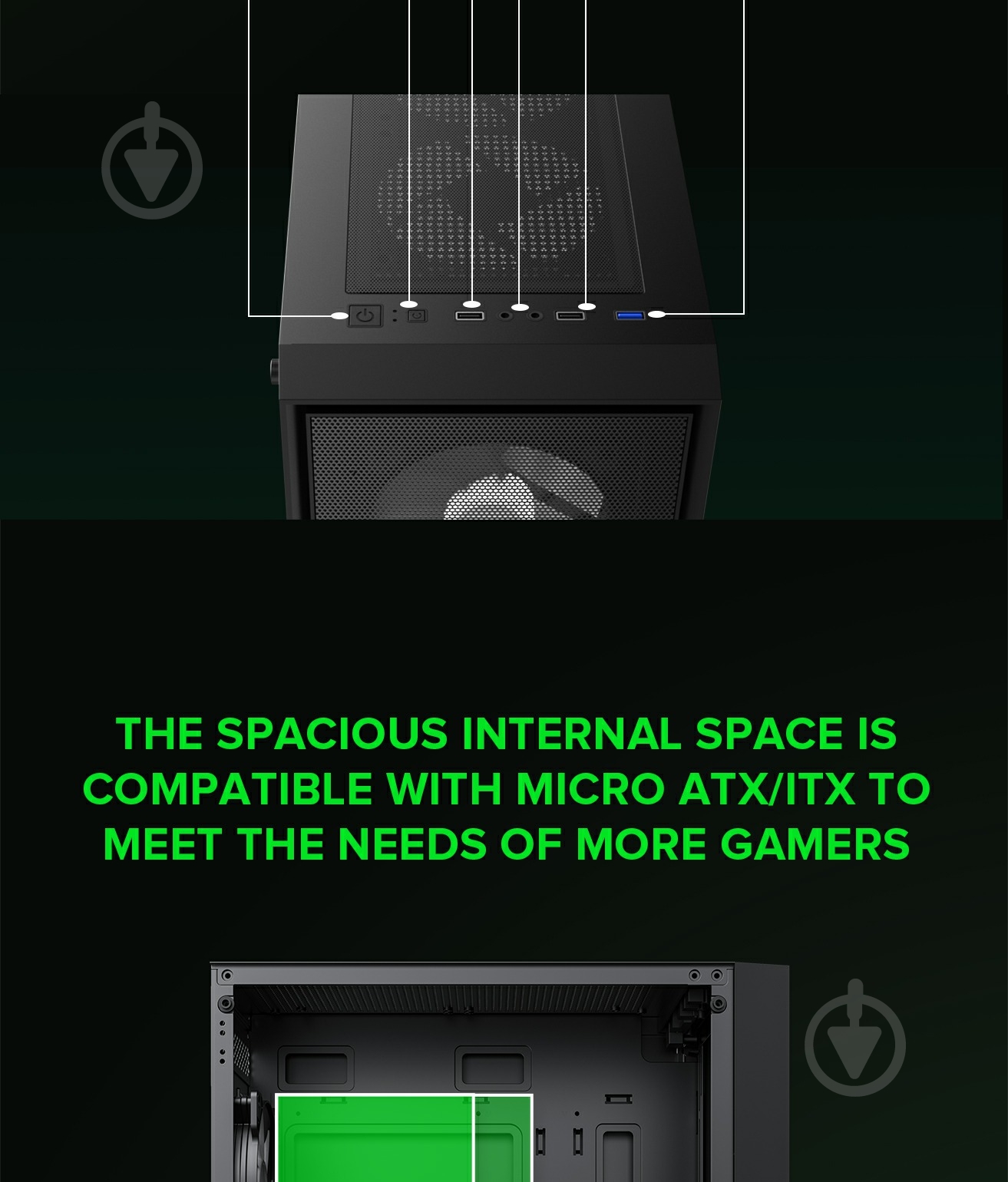 Корпус GameMax Storm Black без БП - фото 20 Корпус GameMax Storm Black без БП - фото 20