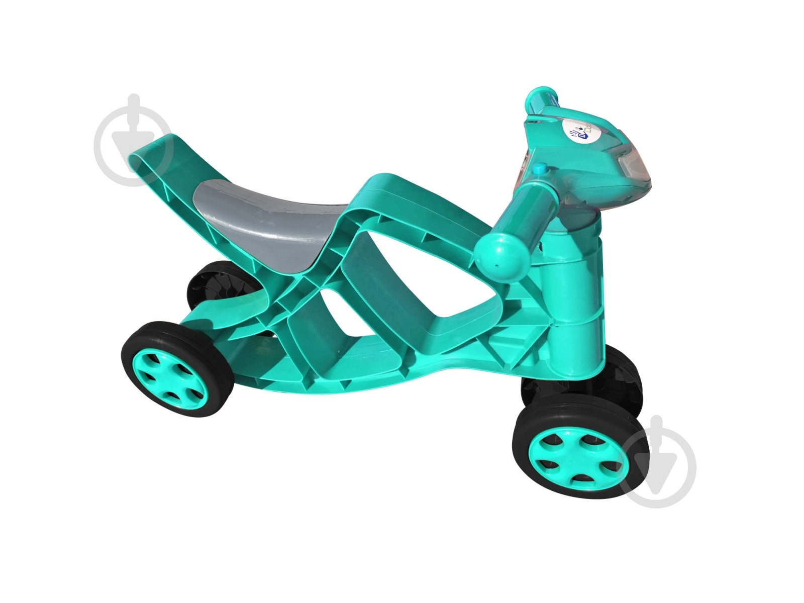 Беговел Doloni Минибайк бирюзовый с серым 0136/07 - фото 1