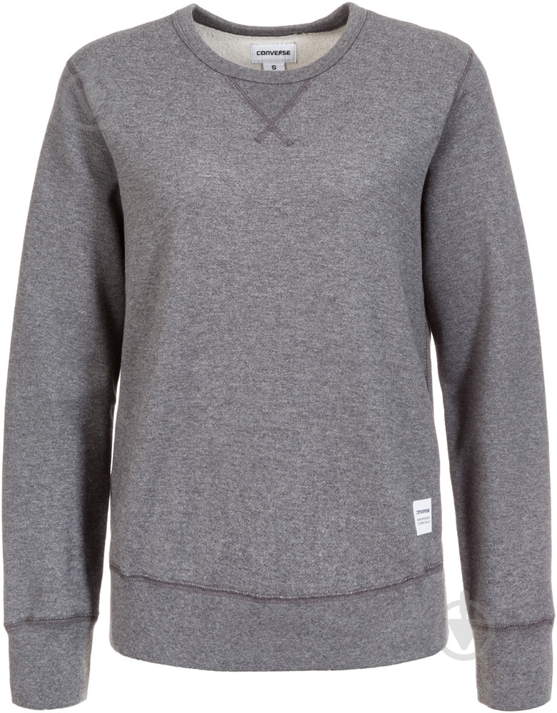 Свитшот Converse Essentials 10001018-046 р. S серый - фото 1