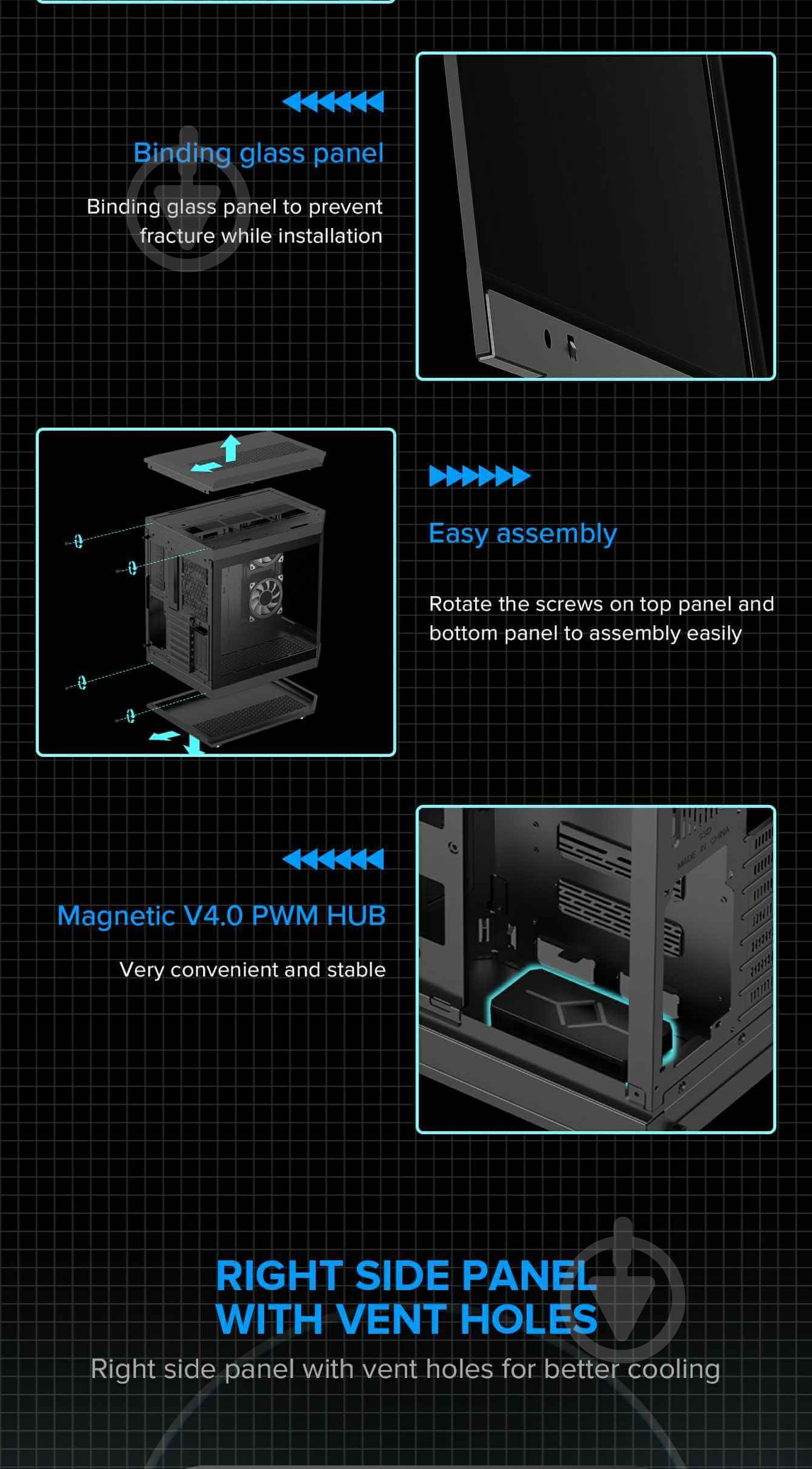 Корпус GameMax HYPE Black без БП - фото 16
