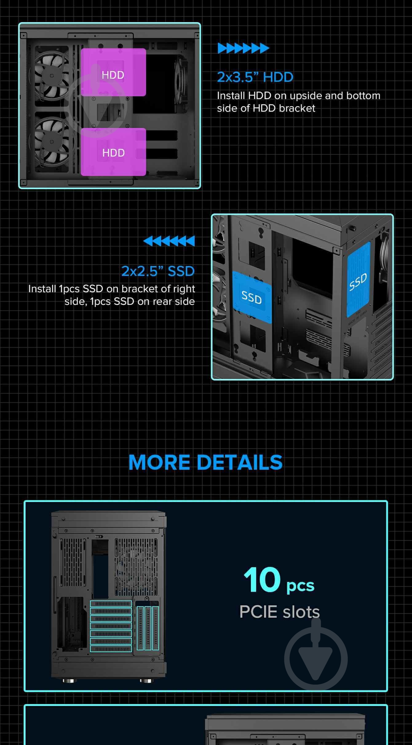 Корпус GameMax HYPE Black без БП - фото 10