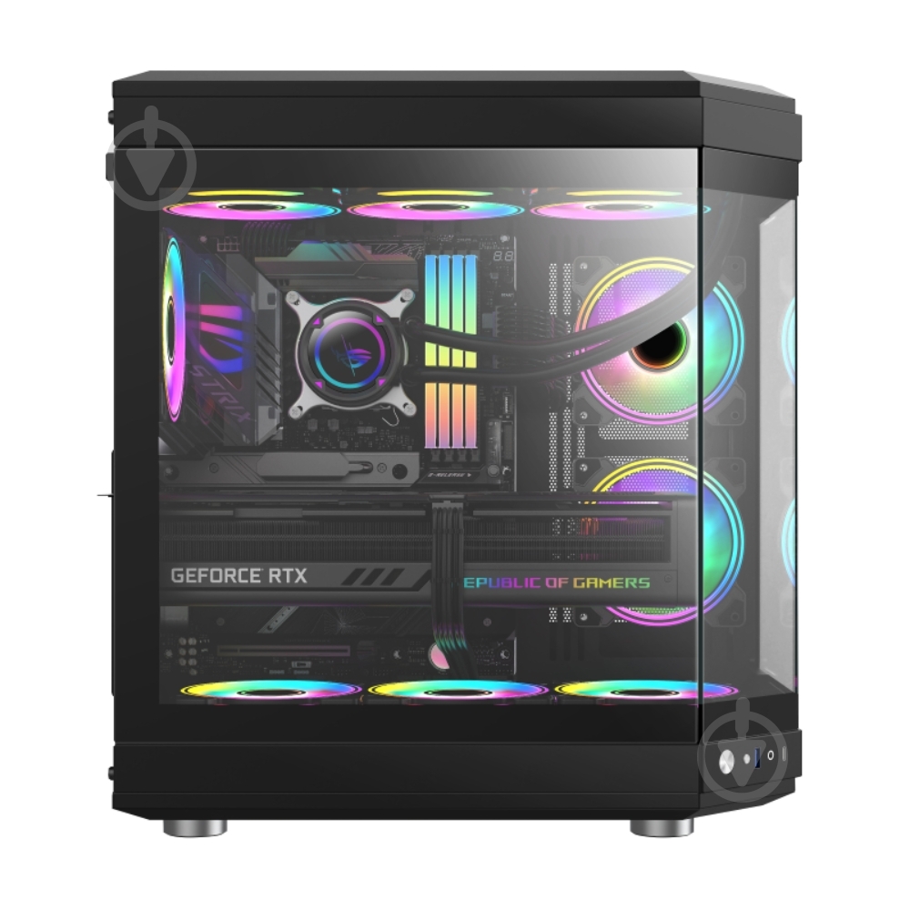 Корпус GameMax HYPE Black без БП - фото 6