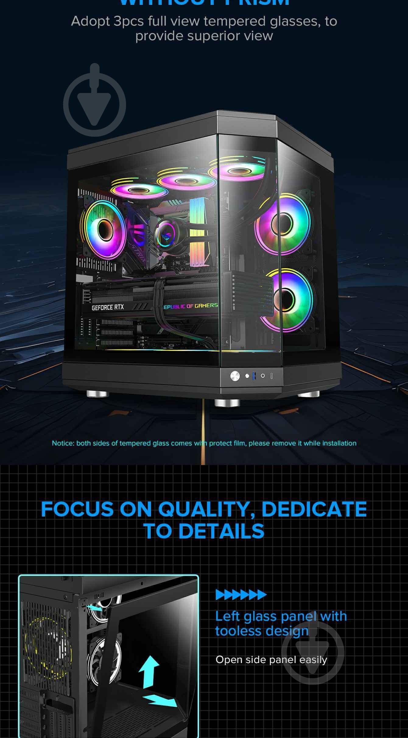 Корпус GameMax HYPE Black без БП - фото 19