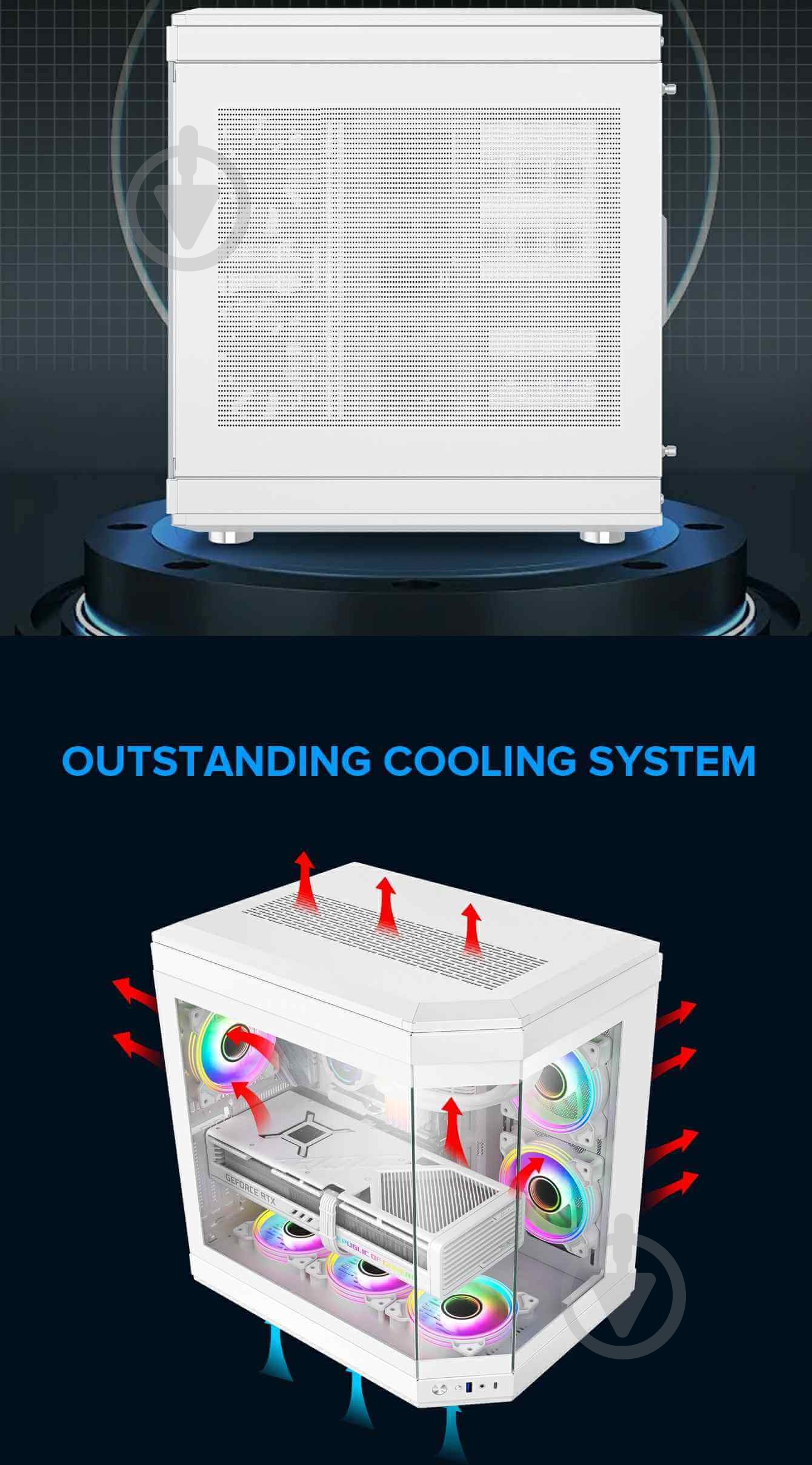 Корпус GameMax HYPE White без БП - фото 7 Корпус GameMax HYPE White без БП - фото 7