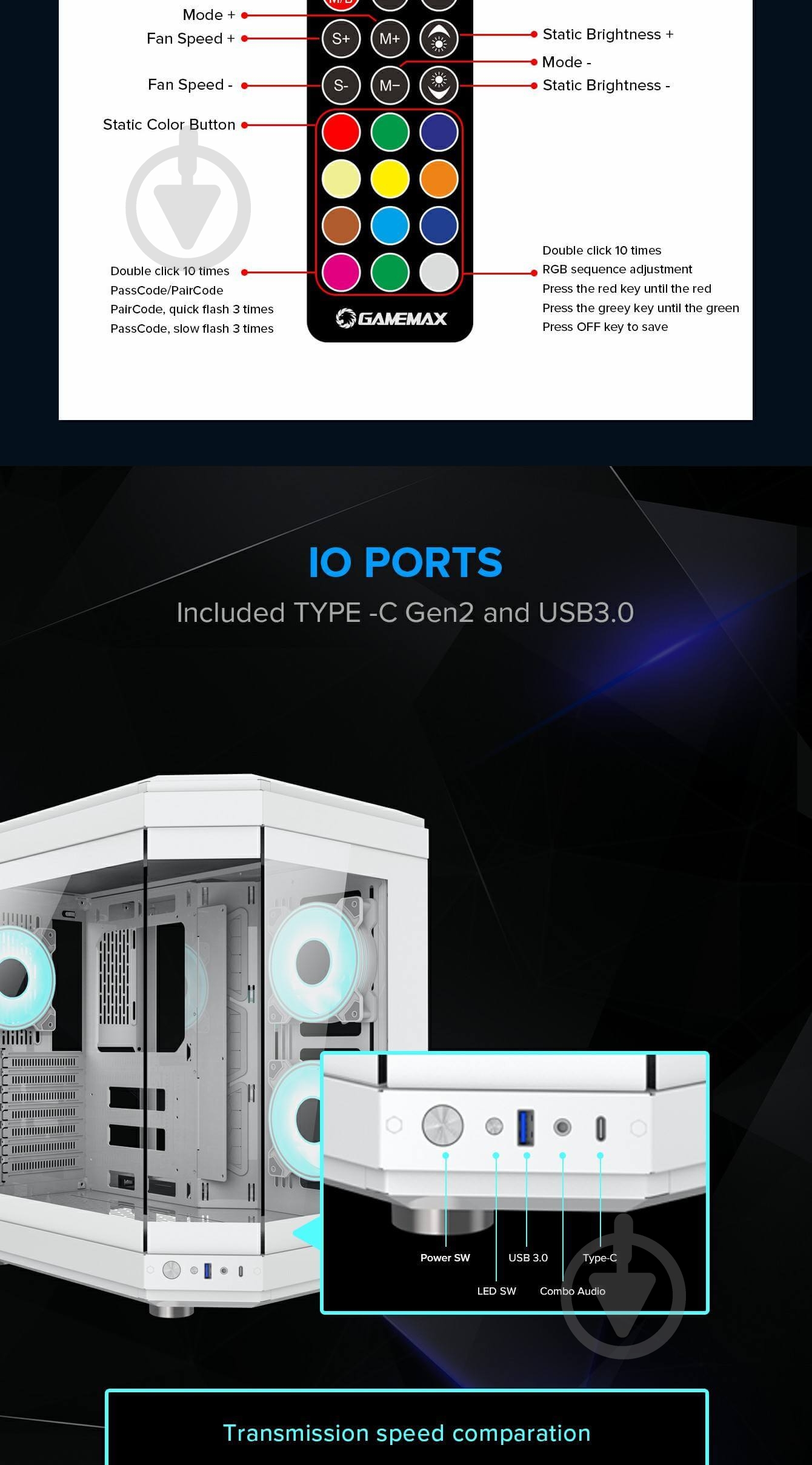 Корпус GameMax HYPE White без БП - фото 13 Корпус GameMax HYPE White без БП - фото 13