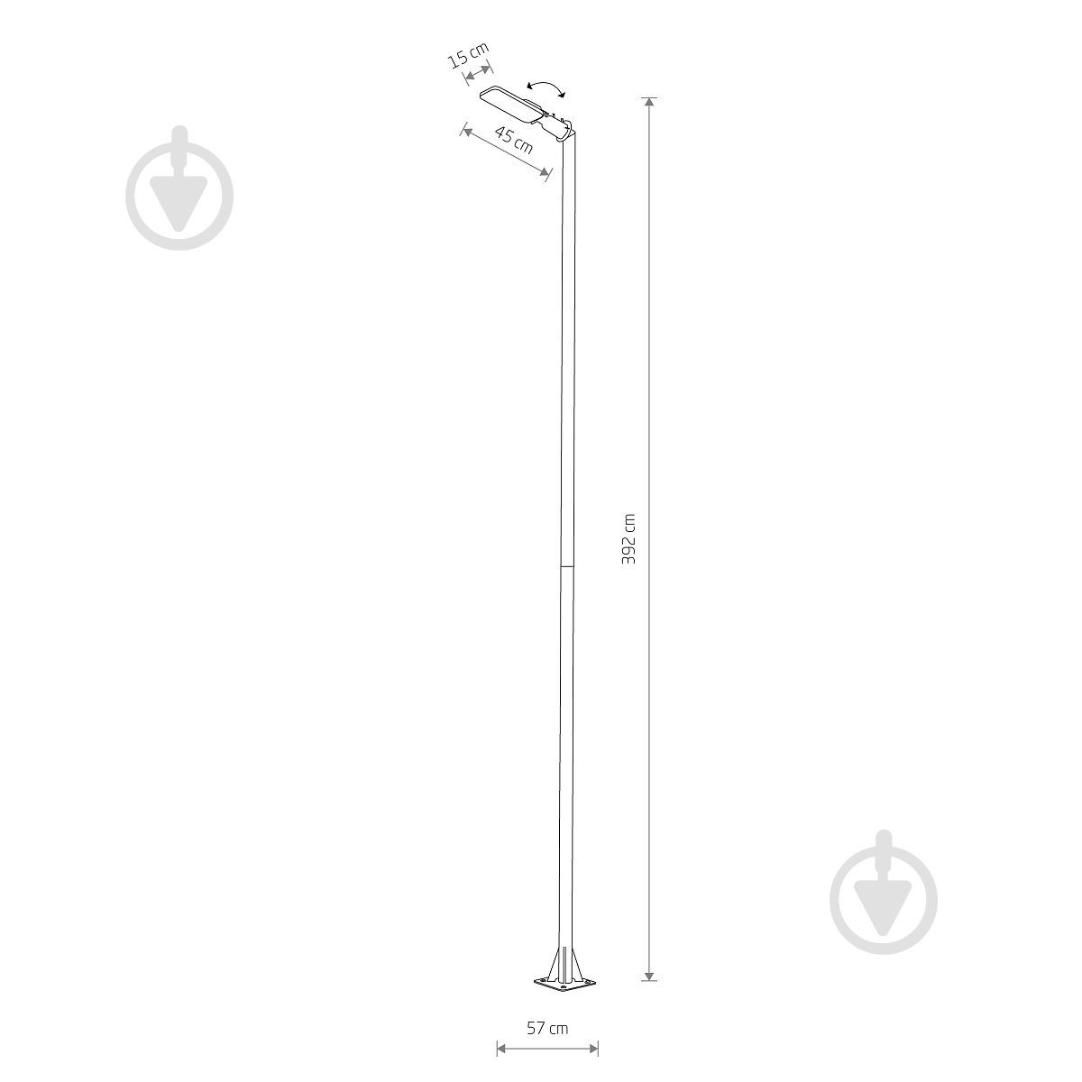 Фонарный столб Nowodvorski Pathway LED-модуль 60 Вт IPIP65 черный 10633 - фото 3 Фонарный столб Nowodvorski Pathway LED-модуль 60 Вт IPIP65 черный 10633 - фото 3