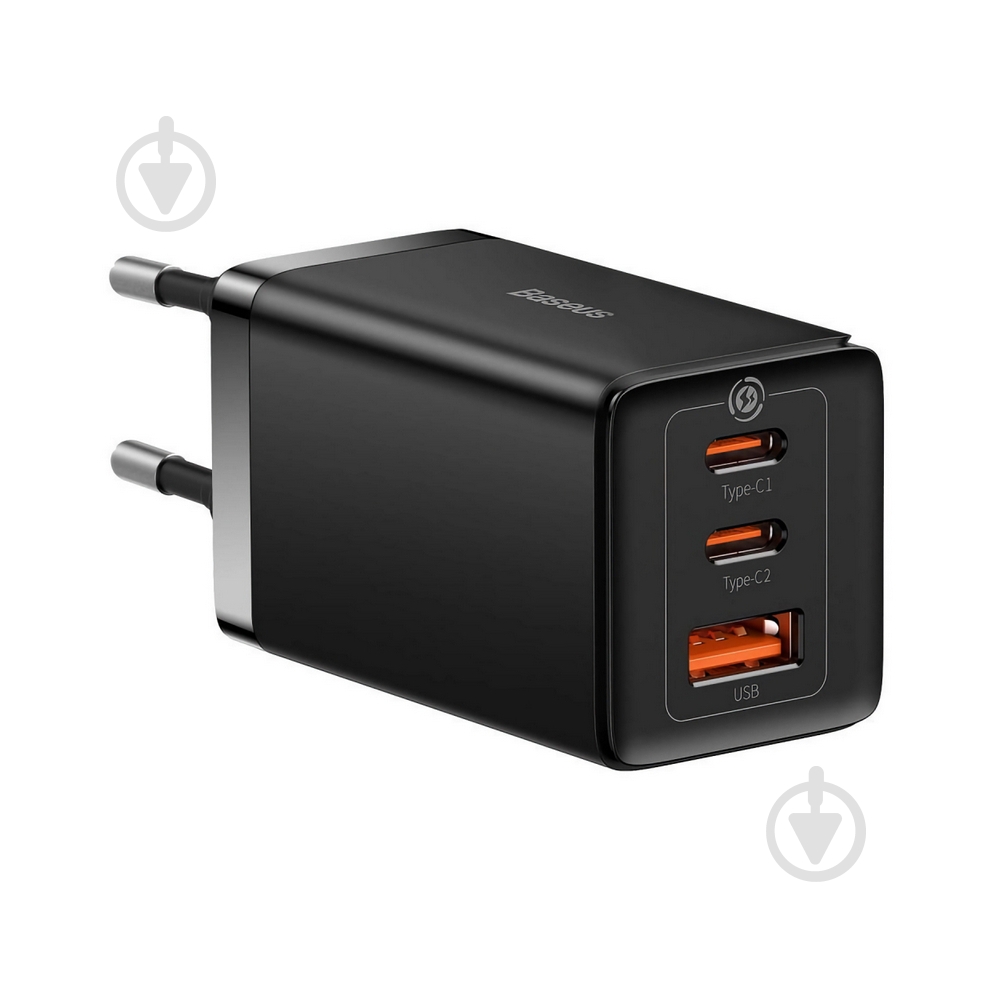 Зарядное устройство BASEUS GaN5 Pro 65W (2xType-C+USB) + Кабель Type-C to Type-C 100W) Black - фото 1 Зарядное устройство BASEUS GaN5 Pro 65W (2xType-C+USB) + Кабель Type-C to Type-C 100W) Black - фото 1