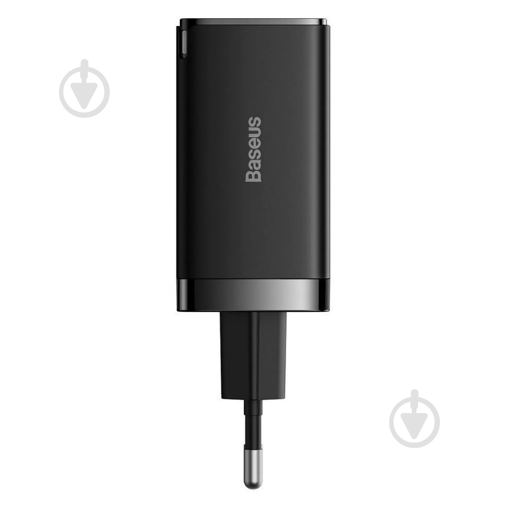Зарядное устройство BASEUS GaN5 Pro 65W (2xType-C+USB) + Кабель Type-C to Type-C 100W) Black - фото 4 Зарядное устройство BASEUS GaN5 Pro 65W (2xType-C+USB) + Кабель Type-C to Type-C 100W) Black - фото 4