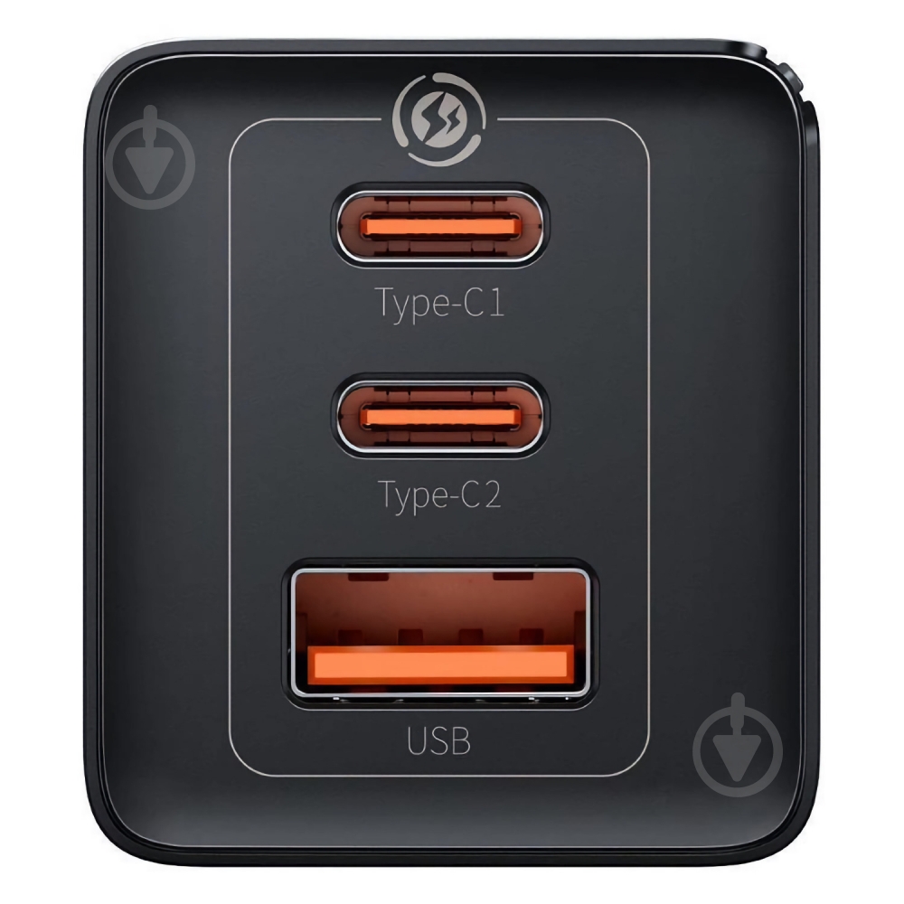 Зарядное устройство BASEUS GaN5 Pro 65W (2xType-C+USB) + Кабель Type-C to Type-C 100W) Black - фото 5 Зарядное устройство BASEUS GaN5 Pro 65W (2xType-C+USB) + Кабель Type-C to Type-C 100W) Black - фото 5