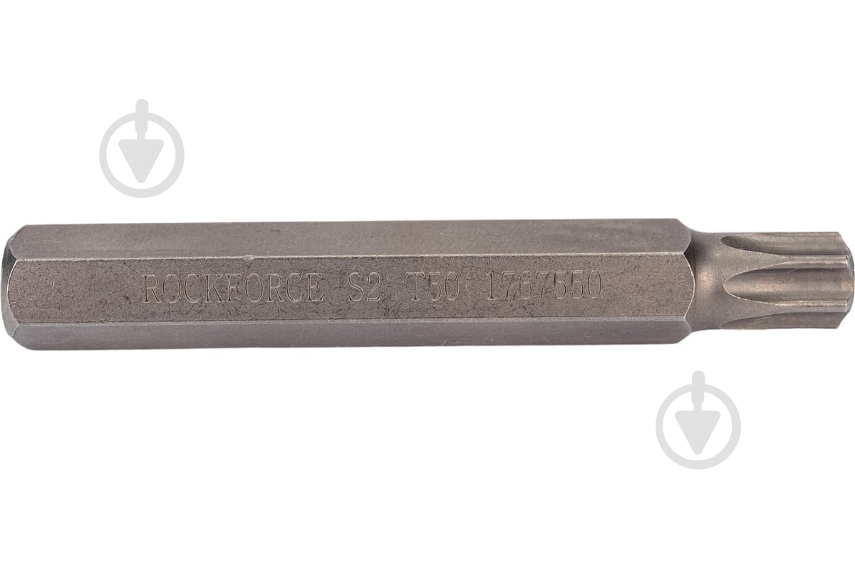 Бита ROCKFORCE TORX T50х75 мм 10 мм 1 шт. RF-1767550 - фото 1