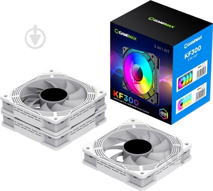 Корпусный кулер GameMax KF300 WH - фото 1