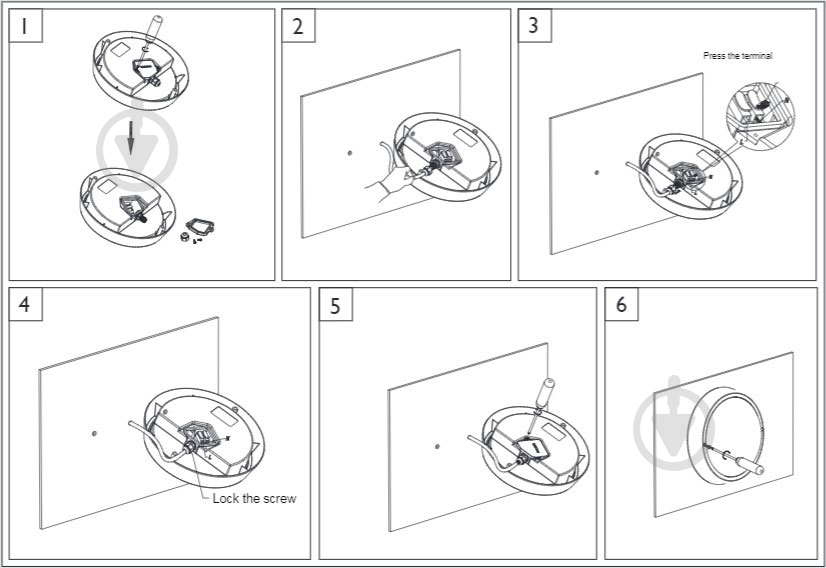 УЦІНКА! Світильник адміністративний LED Philips 12 Вт Essential SmartBright WT045C IP65 (УЦ №2508) - фото 3