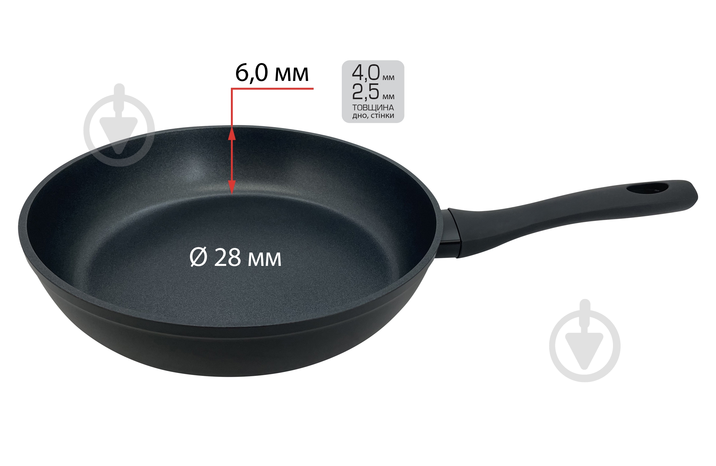 Сковорода Maxmark 28 см MK-NQ45228 - фото 2