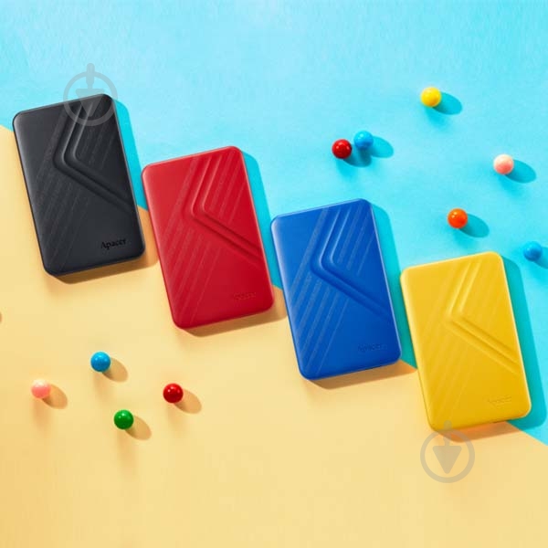 Внешний жесткий диск Apacer AC236 1 ТБ 2,5" USB 3.1 (AP1TBAC236Y-1) yellow - фото 4 Внешний жесткий диск Apacer AC236 1 ТБ 2,5" USB 3.1 (AP1TBAC236Y-1) yellow - фото 4