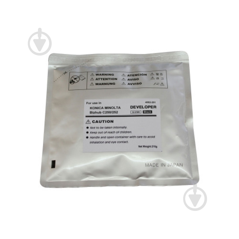 Девелопер CET Group Konica Minolta C250/252 black (IU-210K) CET6903 красный - фото 1