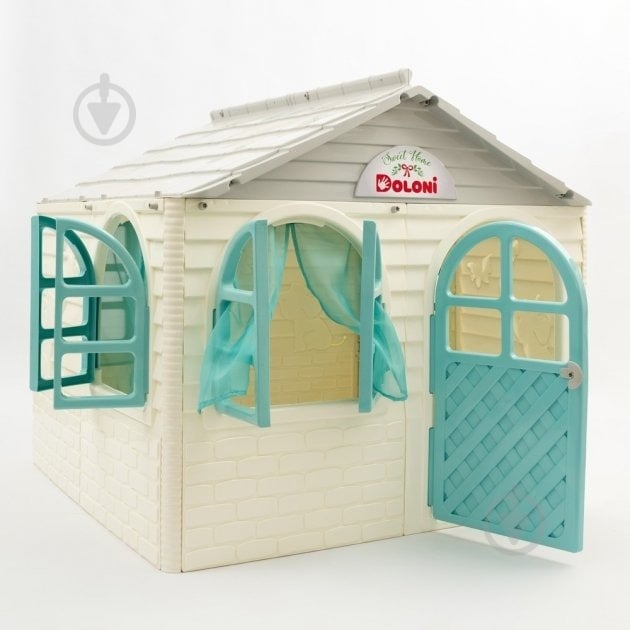Домик Doloni Toys со шторками 02550/5 - фото 2 Домик Doloni Toys со шторками 02550/5 - фото 2