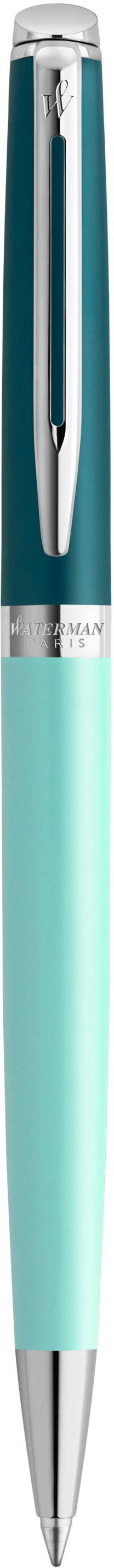 Ручка шариковая Waterman Hemisphere Colour Blocking Green хром - фото 1 Ручка шариковая Waterman Hemisphere Colour Blocking Green хром - фото 1