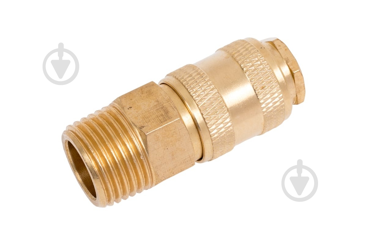 Быстросъем Partner пневматический с клапаном с наружной резьбой 1/2" (латунь) BSE1-4SM - фото 2 Быстросъем Partner пневматический с клапаном с наружной резьбой 1/2" (латунь) BSE1-4SM - фото 2