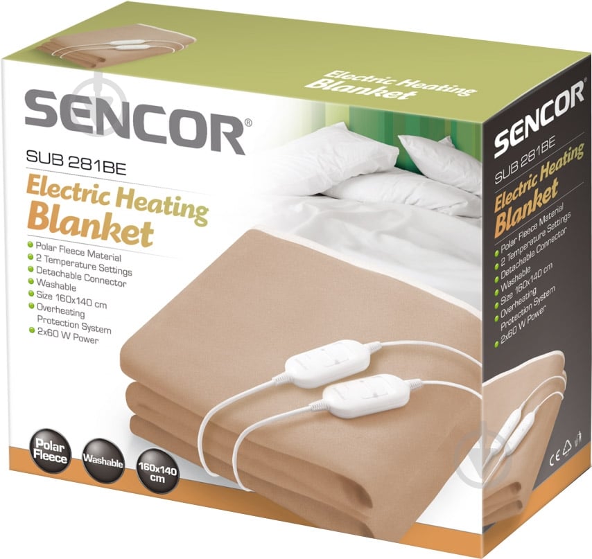 Електропростирадло Sencor SUB281BE - фото 2