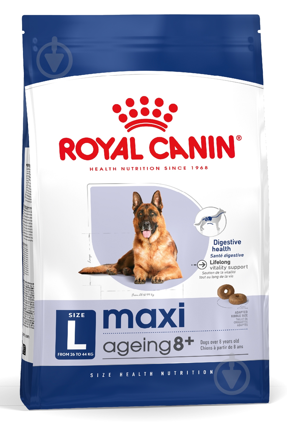 Корм сухой Royal Canin Maxi Ageing 8+ 3 кг (кукуруза, пшеница, рис) 3 кг - фото 1 Корм сухой Royal Canin Maxi Ageing 8+ 3 кг (кукуруза, пшеница, рис) 3 кг - фото 1