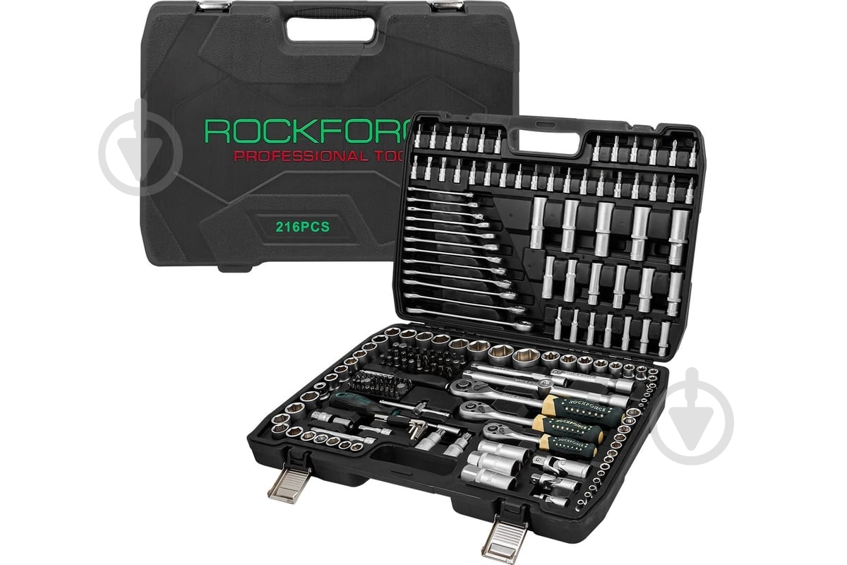 Набір ручного інструменту Rock FORCE 216 шт. RF-38841-216 - фото 2 Набір ручного інструменту Rock FORCE 216 шт. RF-38841-216 - фото 2