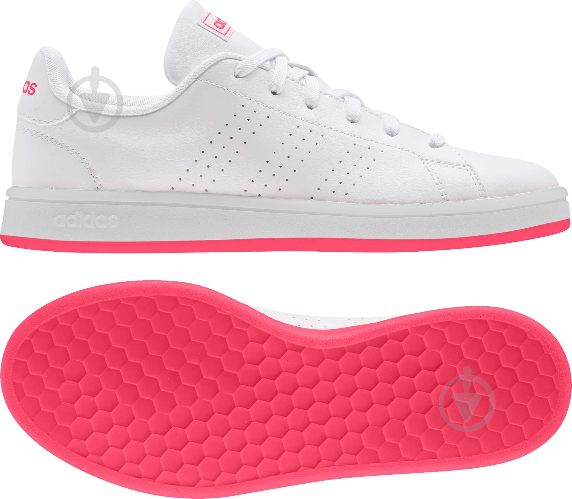 Кроссовки женские зимние Adidas ADVANTAGE BASE FW0987 р.38 белые - фото 4