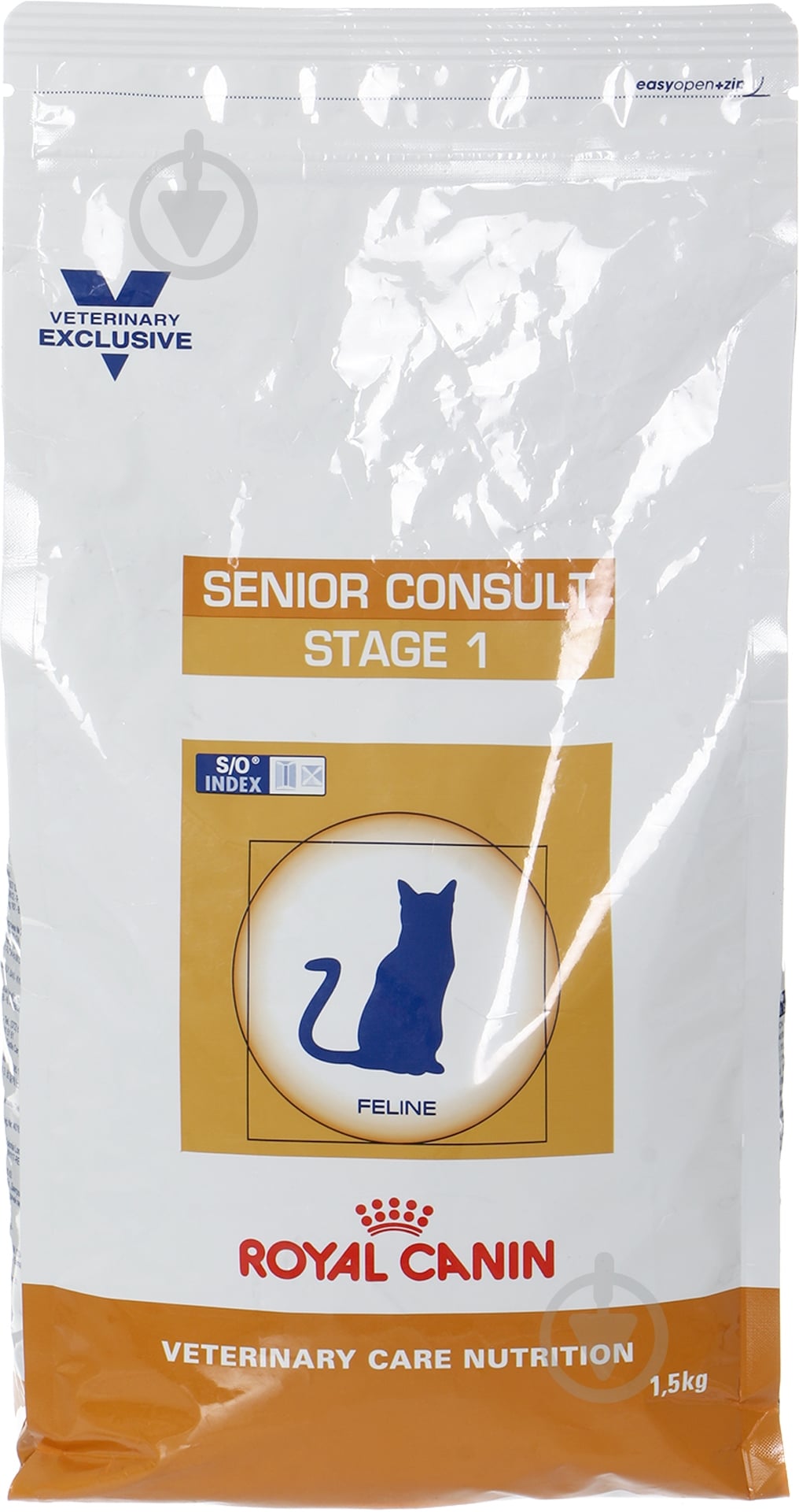 Корм сухой для кошек старше 7 лет Royal Canin Senior Consult Stage 1 домашняя птица, рис, кукуруза 1,5 кг - фото 1