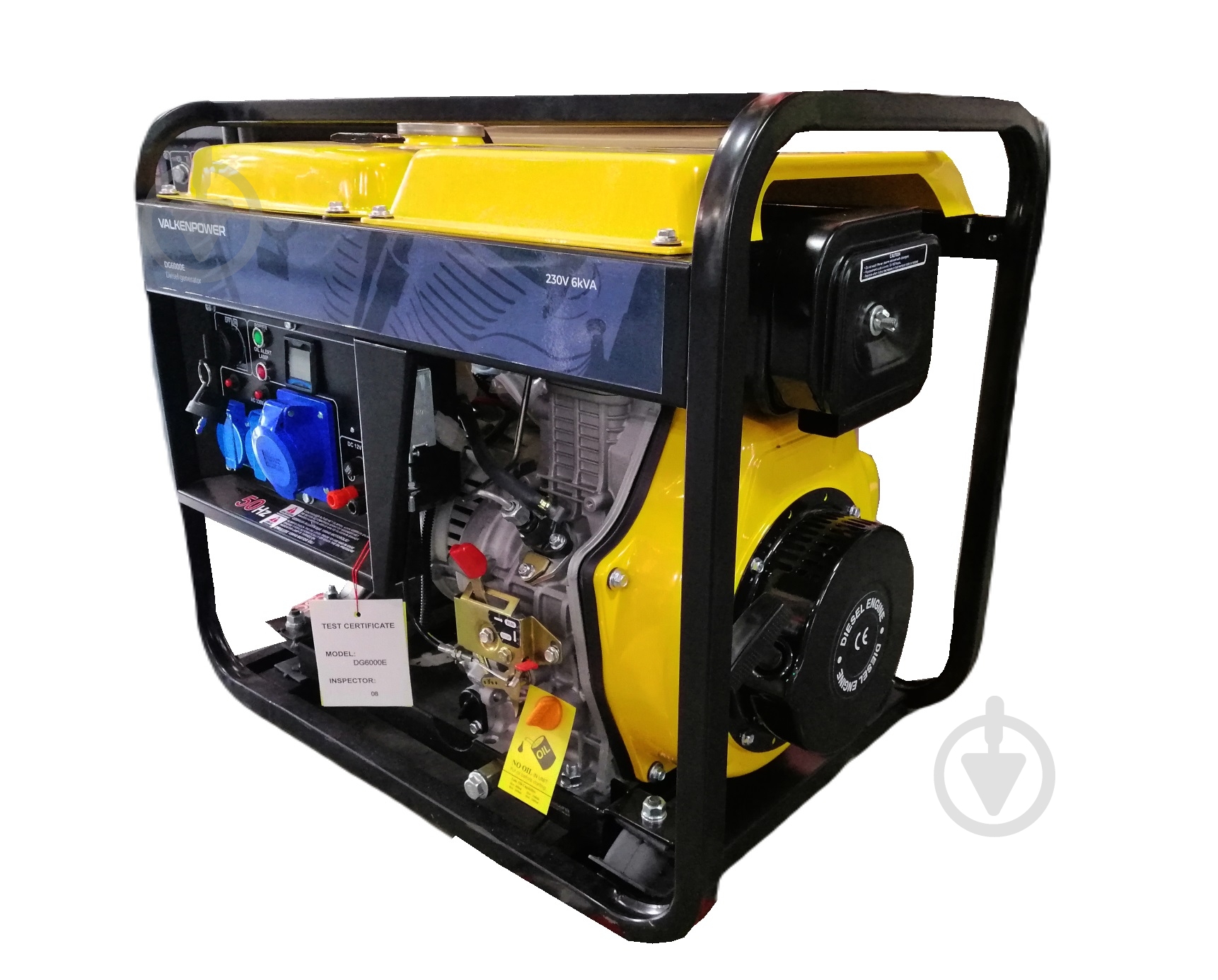 Генератор дизельный ITC Power DG6000E 4,6 кВт / 5 кВт 220 В 34348 - фото 1 Генератор дизельный ITC Power DG6000E 4,6 кВт / 5 кВт 220 В 34348 - фото 1