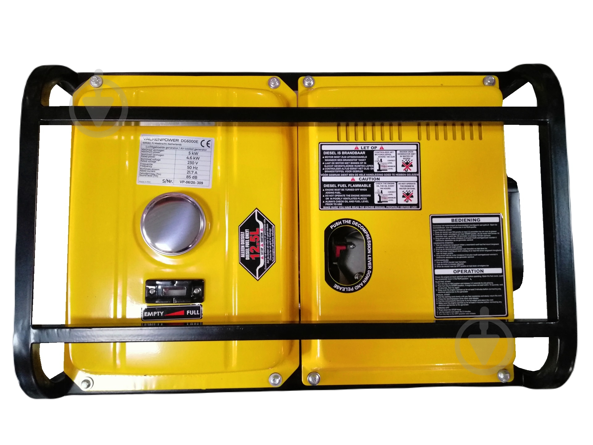 Генератор дизельный ITC Power DG6000E 4,6 кВт / 5 кВт 220 В 34348 - фото 2 Генератор дизельный ITC Power DG6000E 4,6 кВт / 5 кВт 220 В 34348 - фото 2