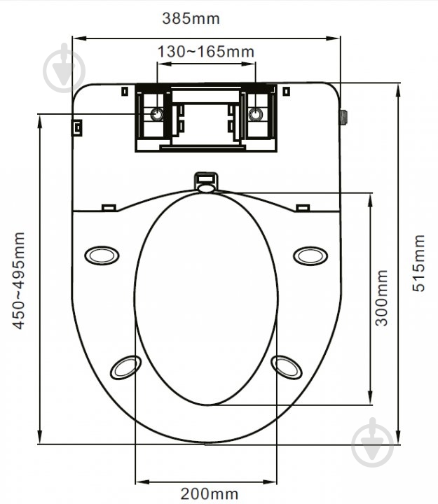 Сиденье для биде AM.PM Admire CEB7851WH - фото 3