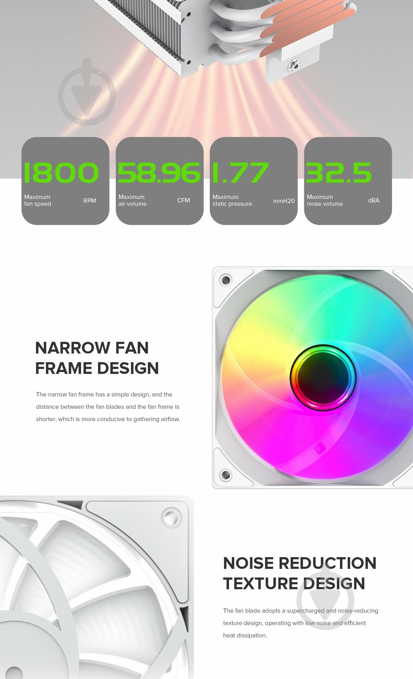 Процессорный кулер GameMax Sigma 550 Infinity WH - фото 18 Процессорный кулер GameMax Sigma 550 Infinity WH - фото 18