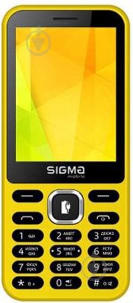 Мобильный телефон Sigma mobile X-Style 31 Power yellow - фото 1