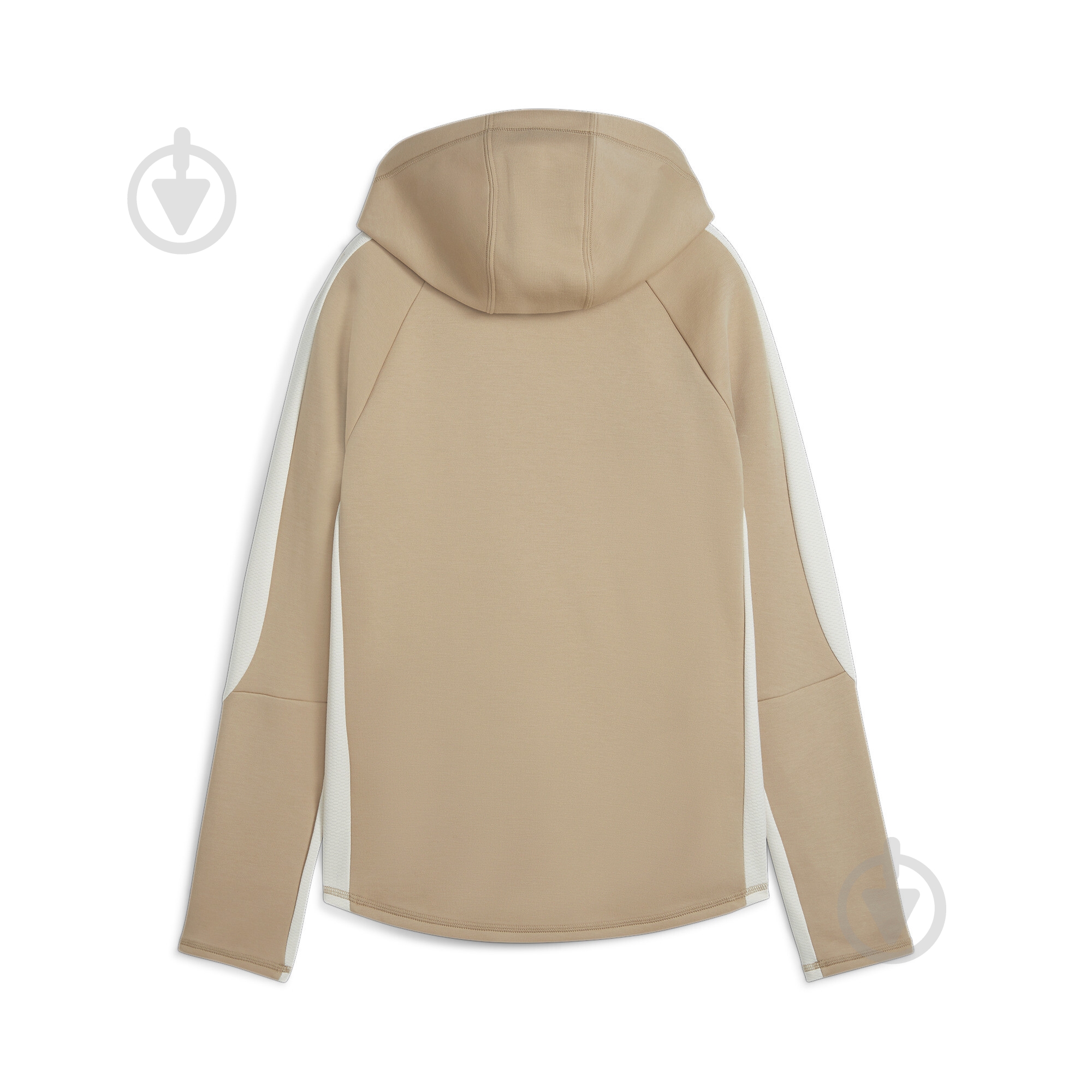 Джемпер Puma EVOSTRIPE FZ Hoodie 67787883 р.XL бежевый - фото 2