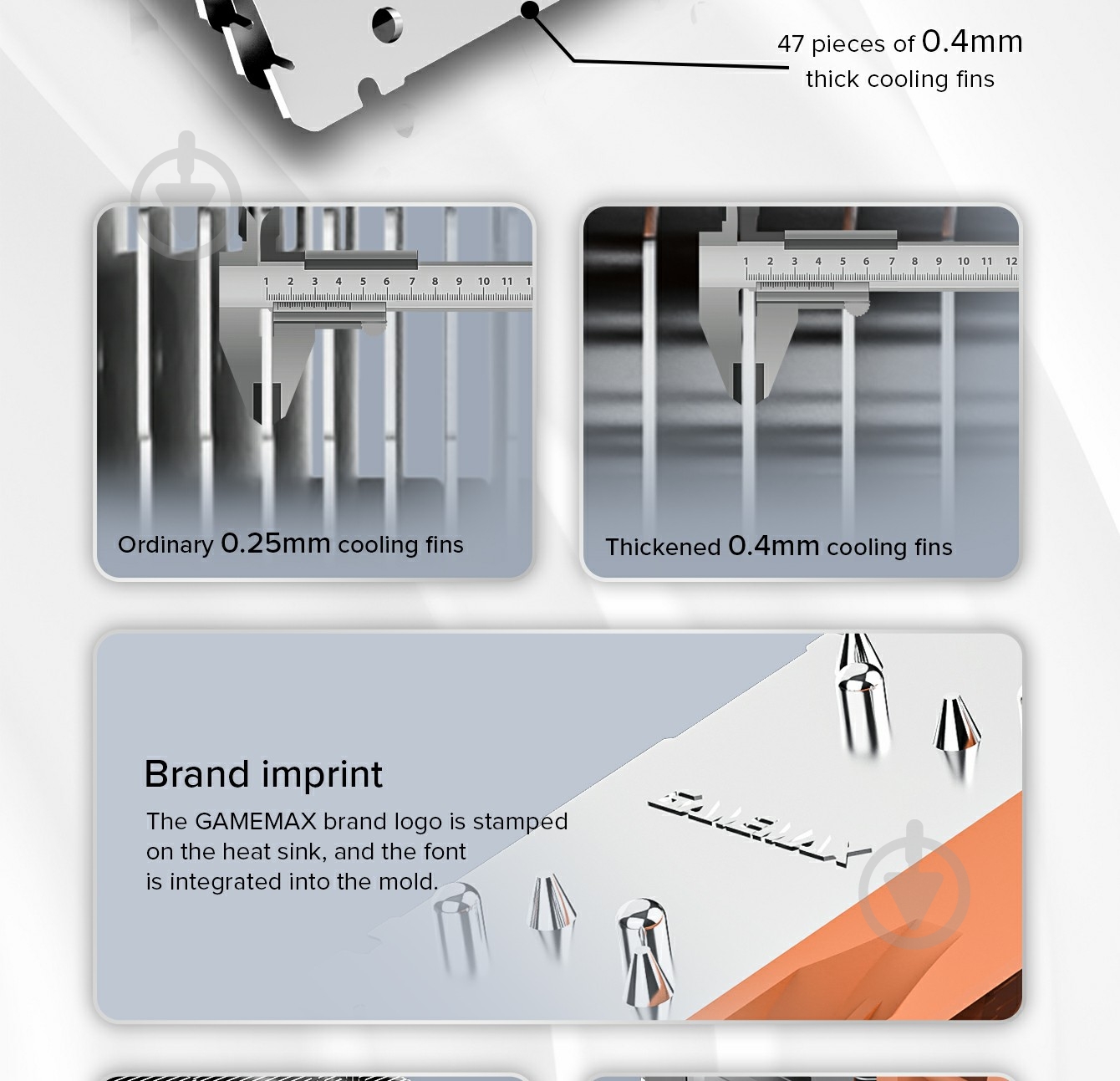 Процесорний кулер GameMax Ice Wind - фото 15 Процесорний кулер GameMax Ice Wind - фото 15