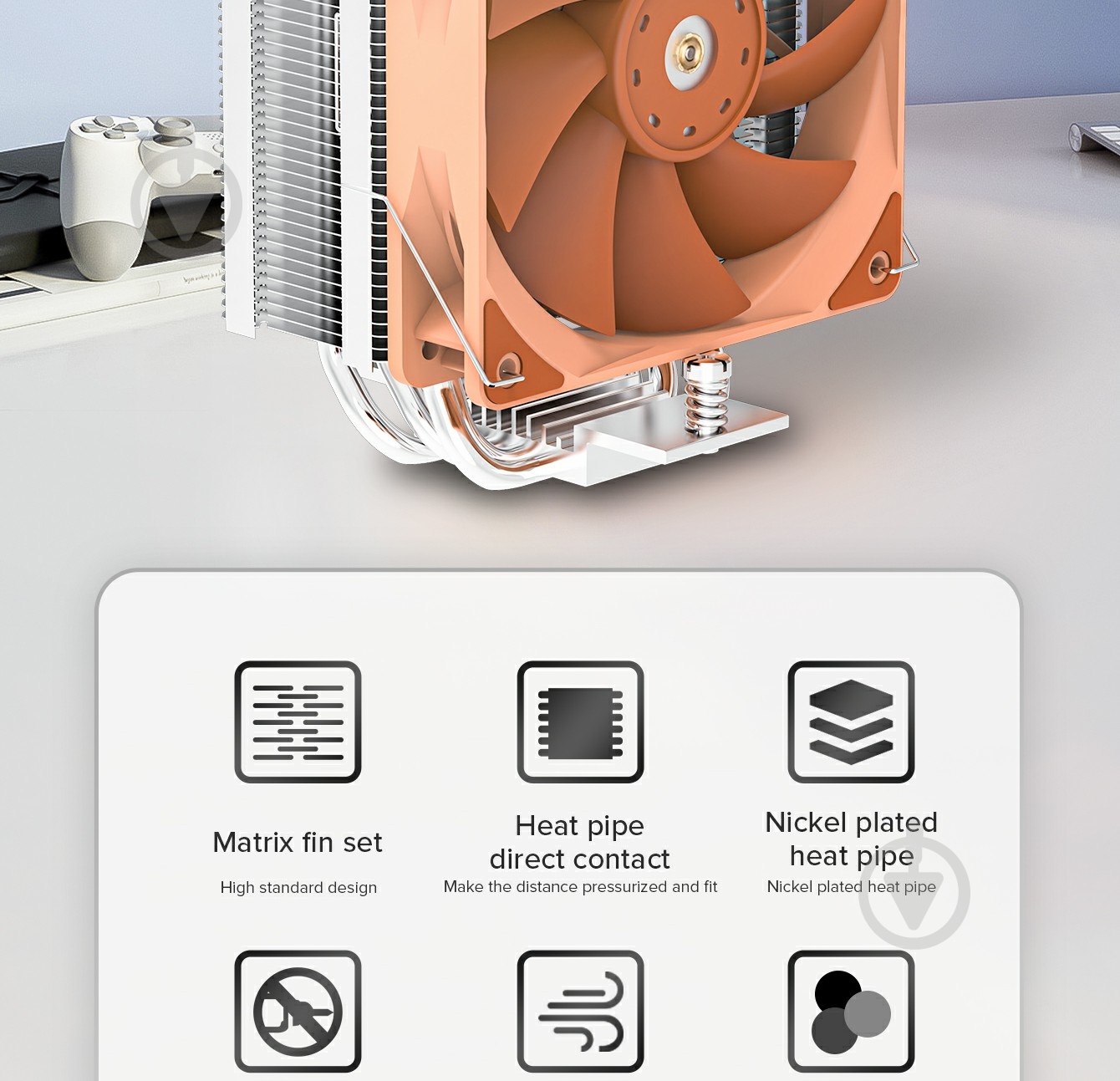 Процесорний кулер GameMax Ice Wind - фото 9 Процесорний кулер GameMax Ice Wind - фото 9