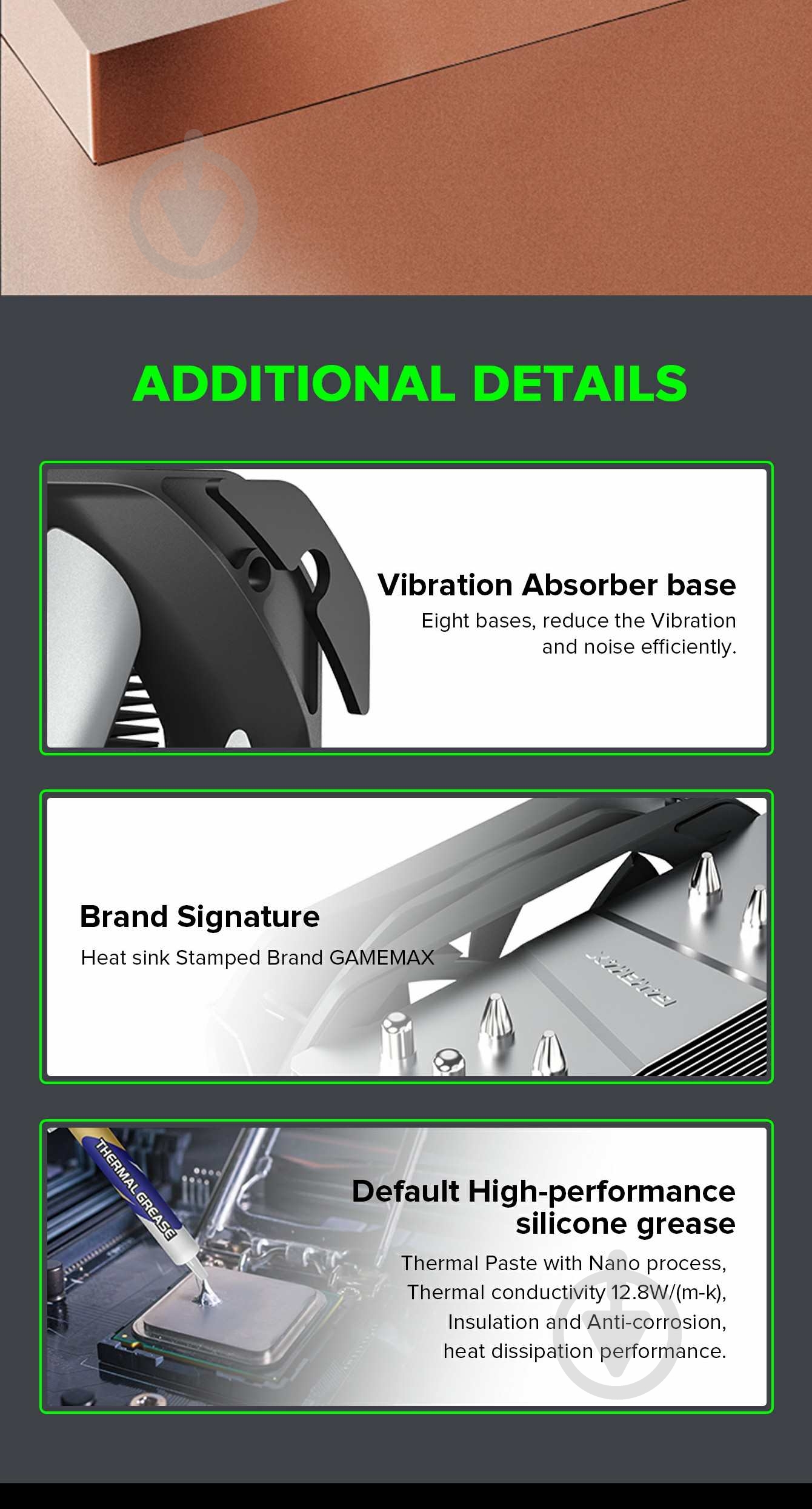 Процессорный кулер GameMax Twin 600 Black - фото 32 Процессорный кулер GameMax Twin 600 Black - фото 32